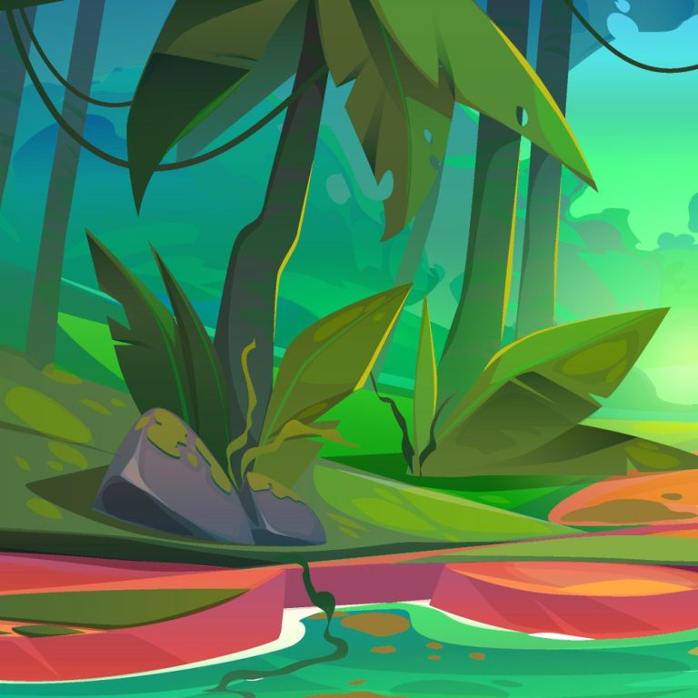 Green Jungle Art of a jungle by Yuliya Pauliukevich